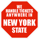We Handle Tickets Anywhere in New York State